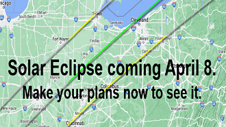Program on Solar Eclipse Tuesday, March 12 6pm