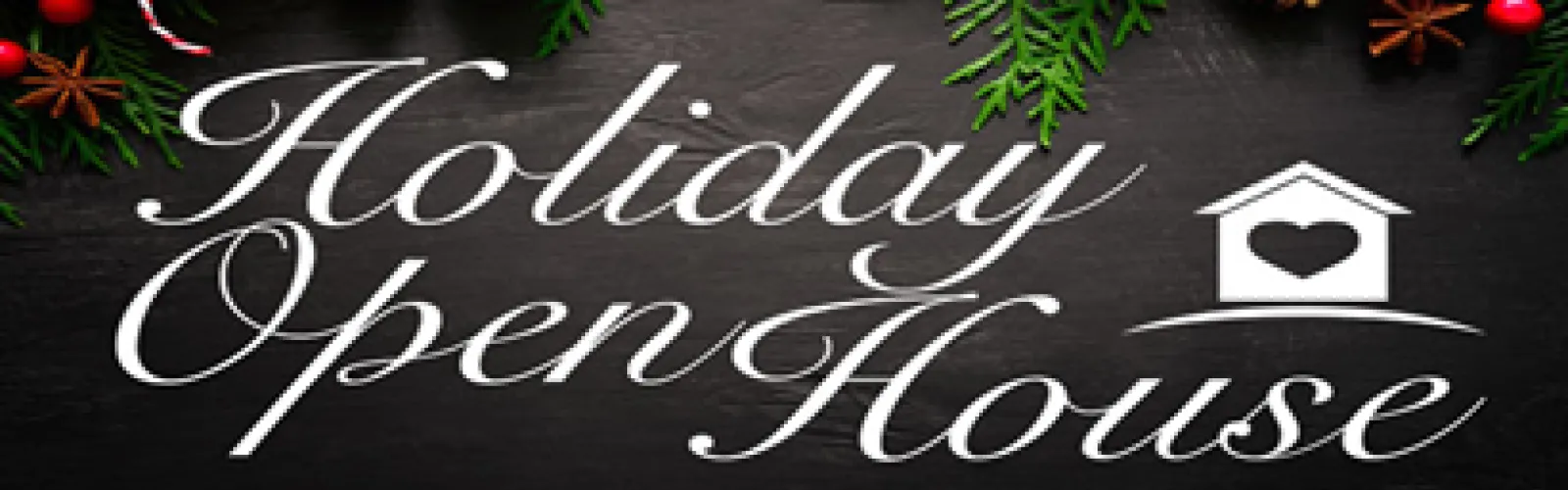 Holiday open house Tuesday, December 9, 5:30 - 7 pm